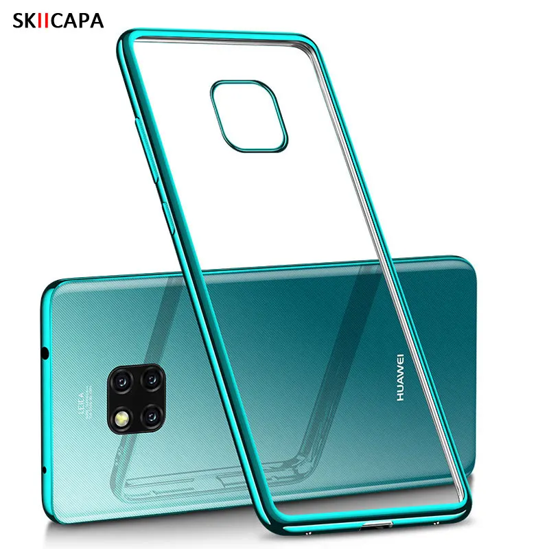 Чехол для Huawei Honor 20 pro Роскошный прозрачный мягкий чехол из ТПУ Mate lite 10 P30 P20 P Samrt Plus