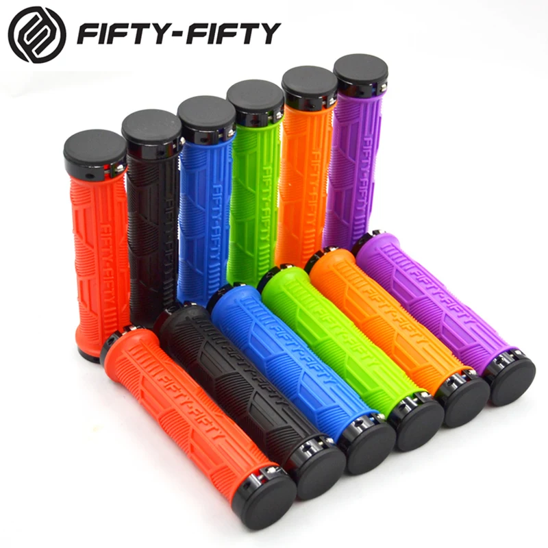 

FIFTY-FIFTY 5050 Bicycle Grips MTB Cycling BMX Road Mountain Bike Handles Anti-Skid Silica Gel Bike Handlebar Grip Bicycle Parts