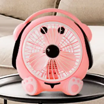 

Cute Cartoon Mini Fan Strong Wind Desktop Cooling Fan Air Cooler for Home Office 203A