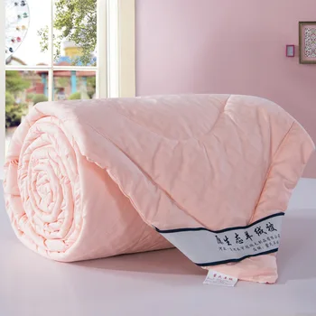 

100% Natural Cashmere Comforter/Duvet/Quilt Fall/Autumn Season 100% Cotton Sateen Casing Breathable Lightweight Highly Ventilate