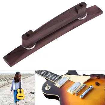 

1Pcs Professional 6 String Archtop Jazz Guitar Adjustable Floating Rosewood Bridge for Musical Stringed Instruments Guitar Parts