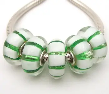 

JGWGT 1921 5X 100% Authenticity S925 Sterling Silver Beads Murano Glass beads Fit European Charms Bracelet diy jewelry Lampwork
