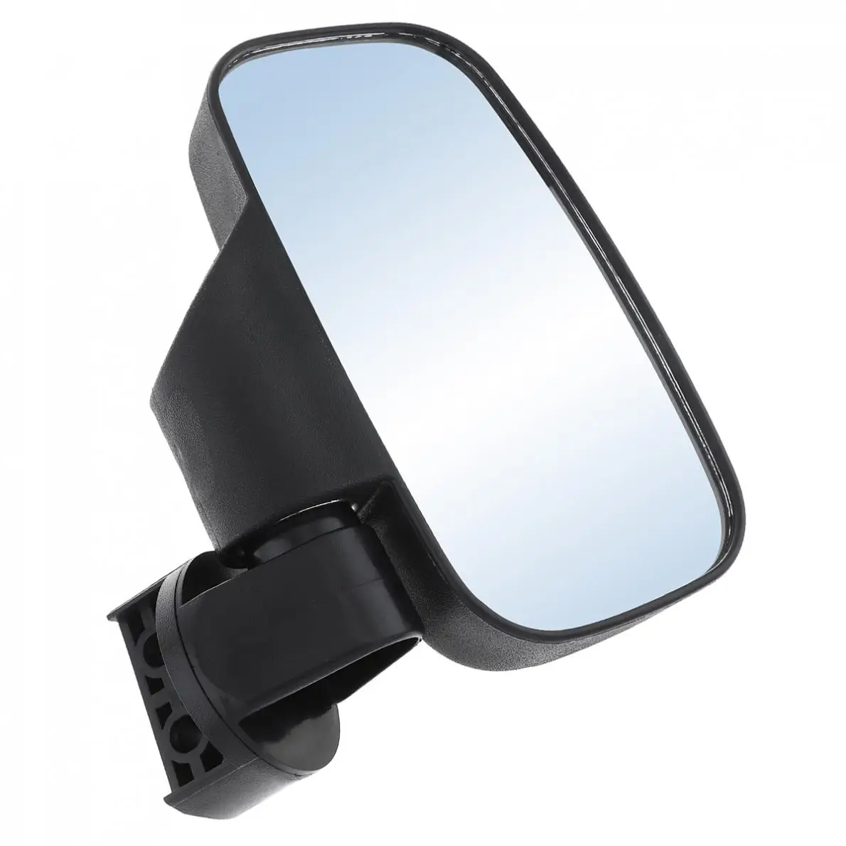 2 шт, 19,2 см, черное зеркало заднего вида для мотоцикла, зеркало заднего вида для мотоцикла с креплением 1,7" 2", универсальная модель для UTV