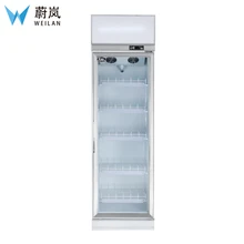 Коммерческий вертикальный холодильник со стеклянной дверью/холодильник для супермаркета/коммерческий холодильник с 1 дверью 2~ 8 ℃