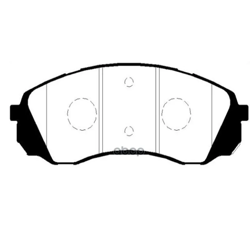 Ckkk-40_колодки Дисковые Передние! Kia Carnival 2.7i V6/2.9crdi 06 Ctr Ckkk40 Ctr арт. CKKK40