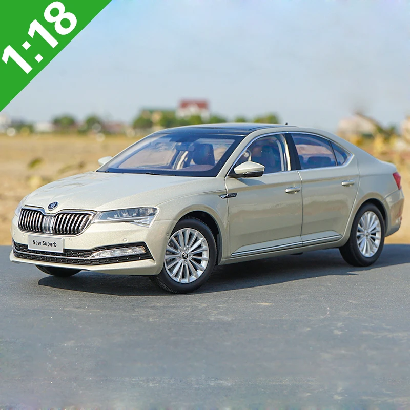 1:18 тщательная модель Skoda Superb автомобиля из сплава статическая металлическая с