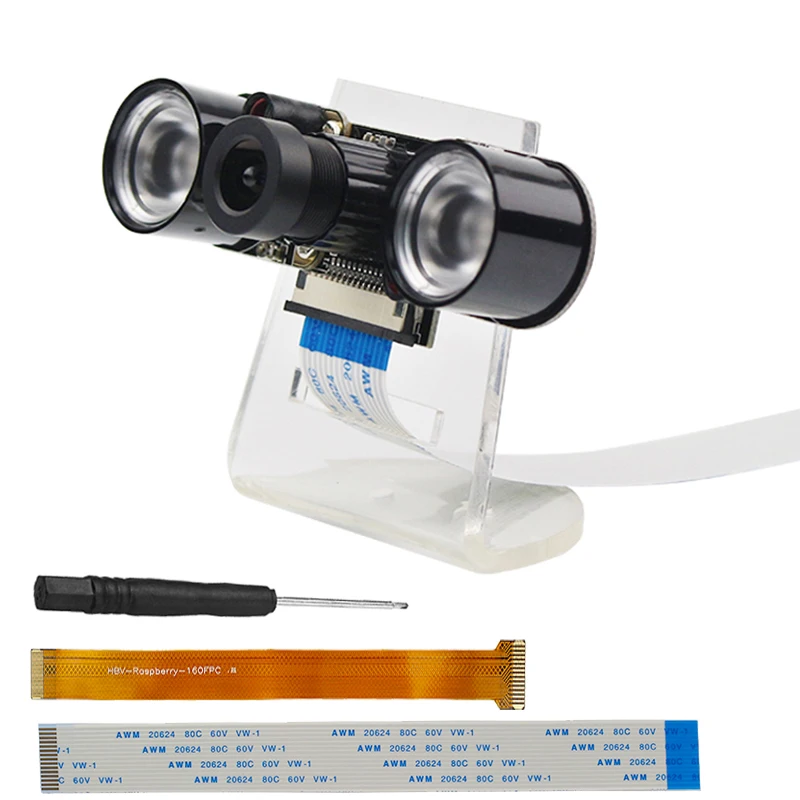 5 мегапиксельная камера Raspberry Pi 4 фокусная регулируемая ночного видения + ИК