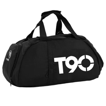 

Unisex Large Capacity Adjustable Strap Buckle Nylon Zipper Closure Wear Resistant With Handles Sport Gym Bag Fashion Portable