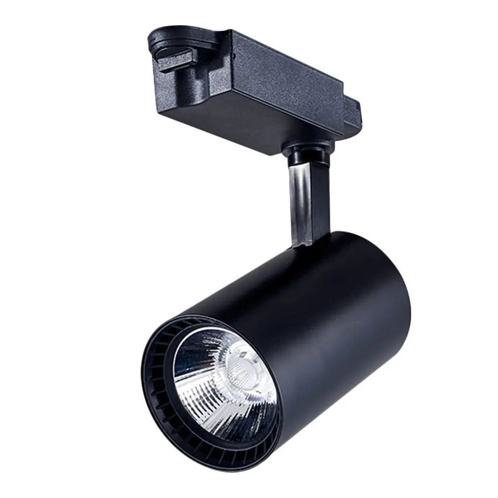 

ICOCO 10W COB LED Track Light Clothes Shop Ceiling Lamp Open Mounted Rail Spot Light Super Bright Adjusttable Angle Down Lamp