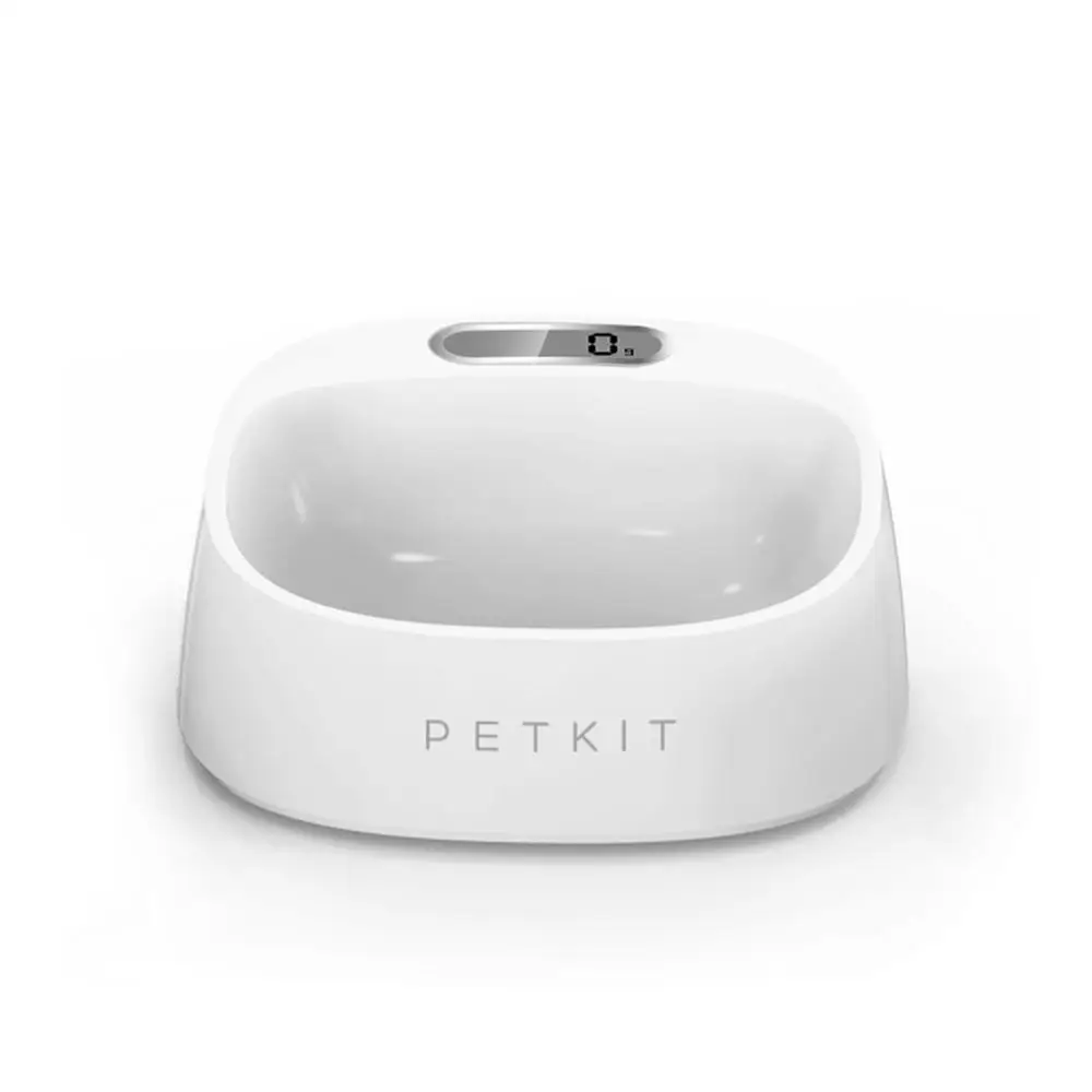 Xiaomi PETKIT Pet Smartbowl миска для еды для собак цифровая миска для кормления подставка для умного взвешивания больших собак медленная питательная миска для питья - Цвет: Белый