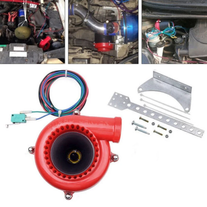 Универсальный электронный турбо предохранительный клапан звук Электрический турбо предохранительный аналоговый звук BOV автомобиль поддельный клапан сброса
