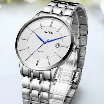 

Luxury Brand France AILUO Couple's Watches Japan MIYOTA Quartz Men Wristwatches Ultra-thin Watches Sapphire reloj mujer A7087M
