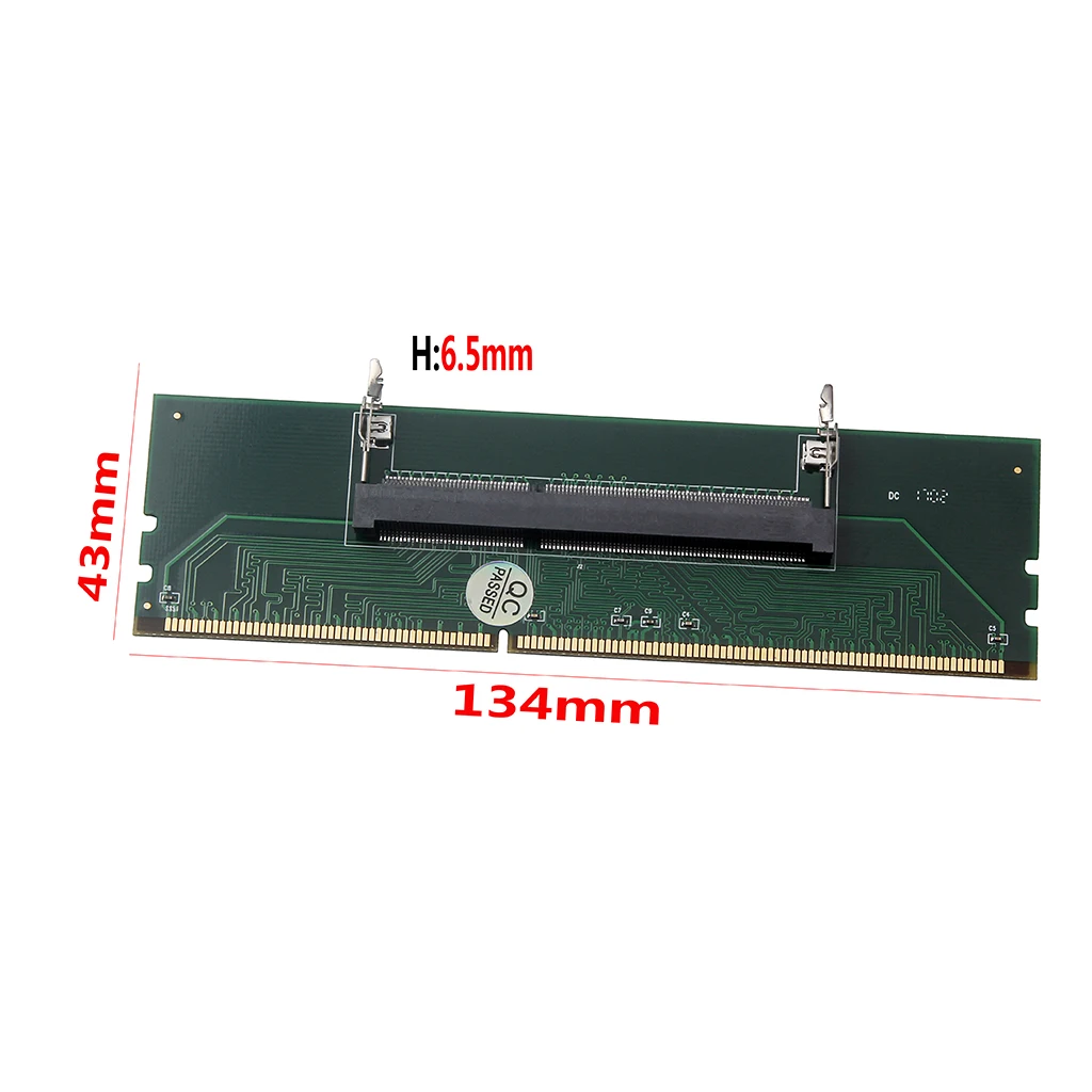 Add On Cards DDR3 Adapter DDR3 SO DIMM To Desktop Adapter DIMM Connector Memory RAM Adapter Card 240 To 204P Computer Components