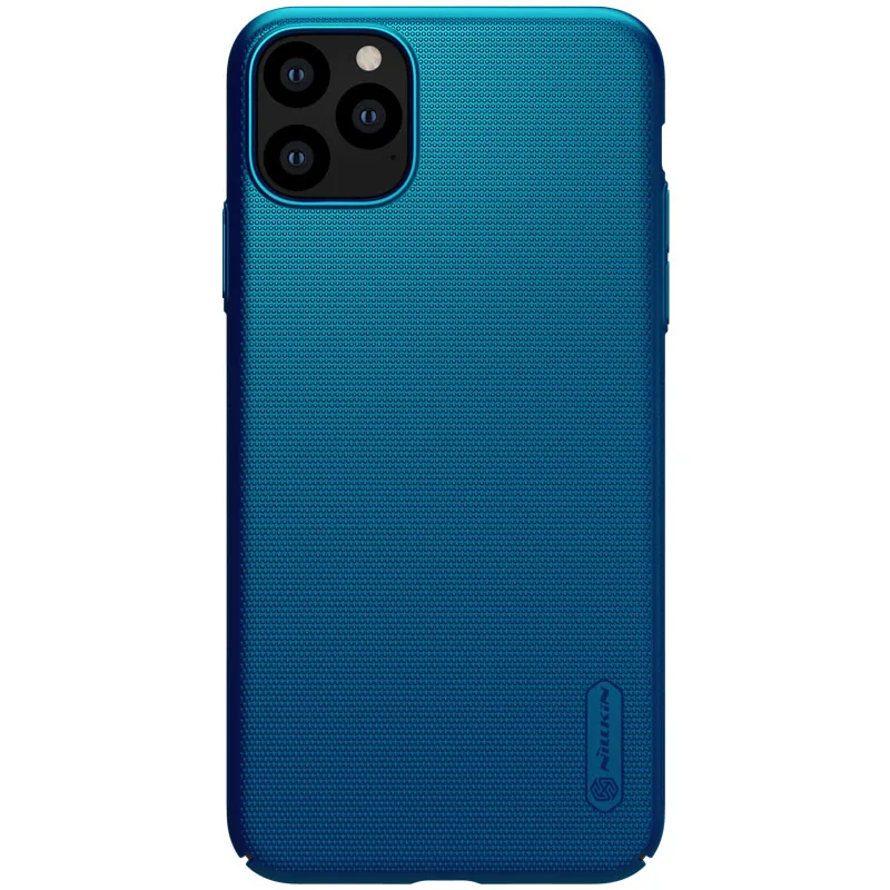 Blue Для iPhone 11 Pro Max X Xr Xs 8 7 чехол-накладка Nillkin Матовый Щит Жесткий чехол-накладка для iPhone 8 7 6S 6 Plus 5S SE - Цвет: Blue