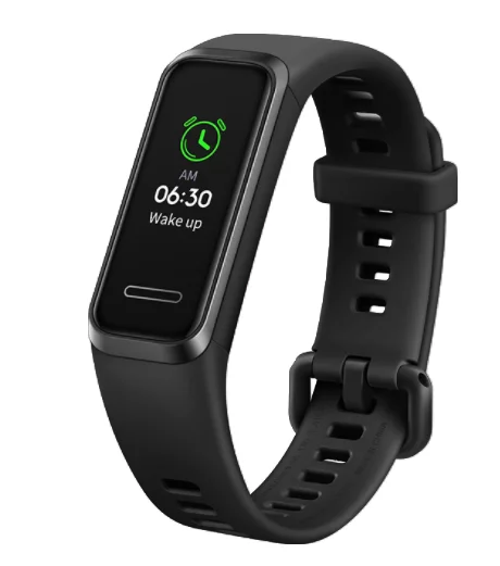 Black Смарт-часы huawei Band 4, глобальная версия, смарт-браслет, музыкальный контроль, пульсометр, монитор здоровья, новые часы с usb-разъемом, зарядка - Цвет: Black