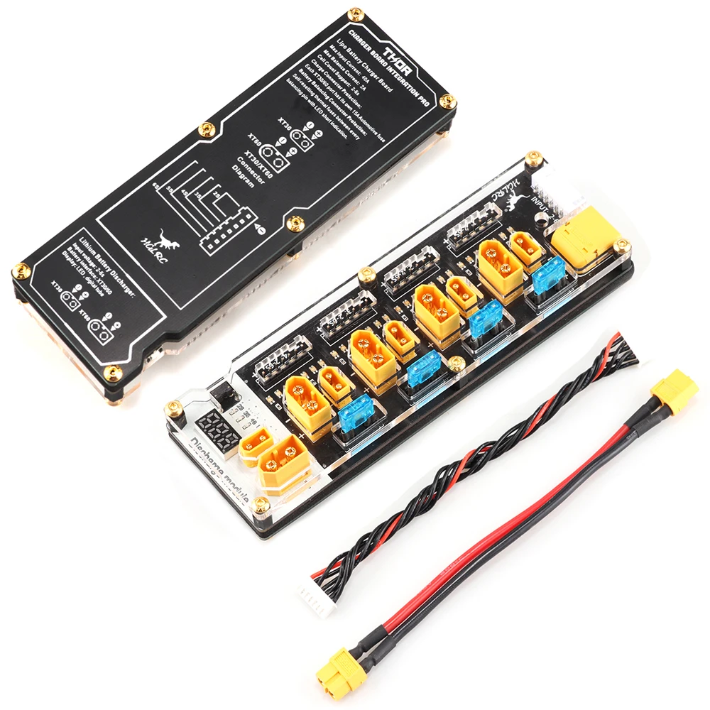 Scheda Caricabatterie Hglrc Thor Pro Lipo 40A Xt60 Xt30 2-6S Lipo Scaricatore Per Imax B6 Isdt Q6 Nano Hota D6 Pro P6