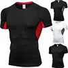 T-shirt de sport pour homme, qualité à séchage rapide, Crossfit, garde-cheveux, Compression, maillot de sport, pour la course à pied ► Photo 3/6