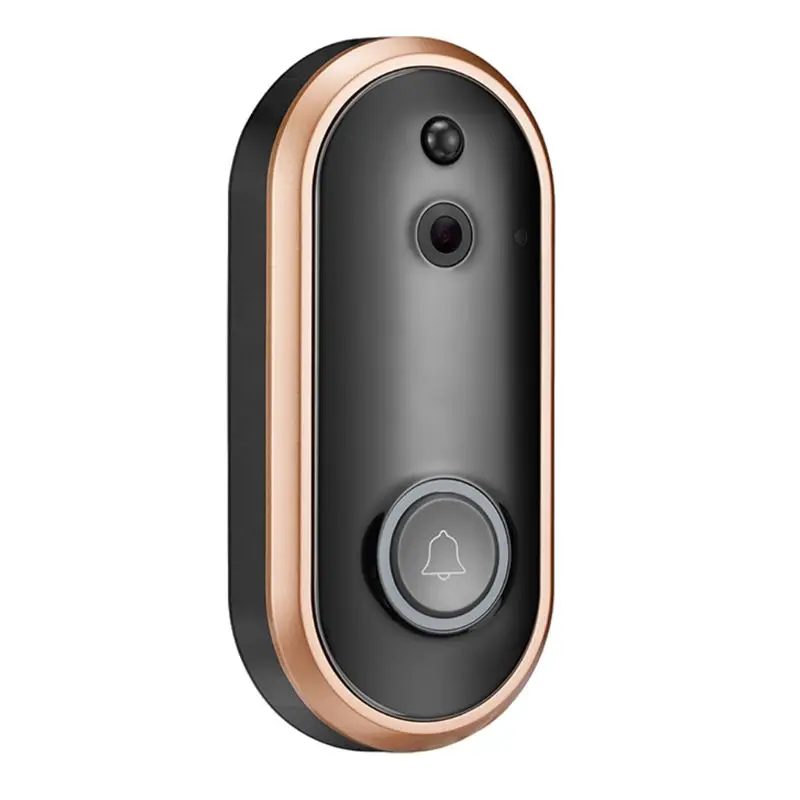

1080P WiFi Doorbell Smart Home Security Camera Two-Way Audio PIR Motion Detection IR Night Vision Wireless Doorbell+Dingdong for