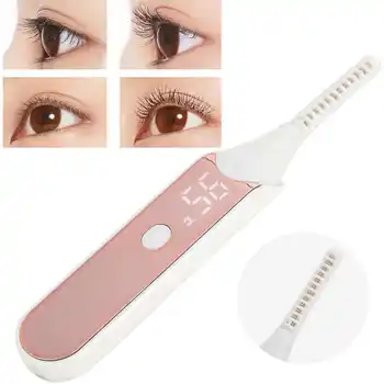 

Electric Heated Eyelash Curler Long-lasting Digital Display Electric Eyelash Lash Curling Eyelash Extension Curling Makeup Tools
