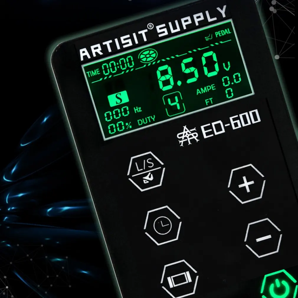 Profession Tattoo Equipment Ed600 Tattoo Power Touch Screen Tattoo Power Tattoo Lcd Power Switch Tattoo Tool