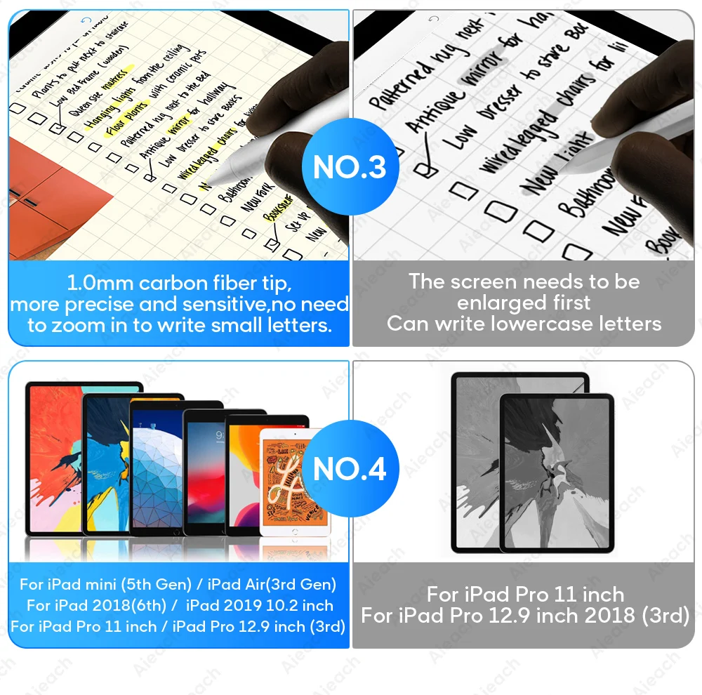 Для iPad Pencil Apple, стилус для iPad 9,7 Pro 11 12,9 Air 3 10,5 10,2 Mini 5, Смарт стилус для сенсорного экрана