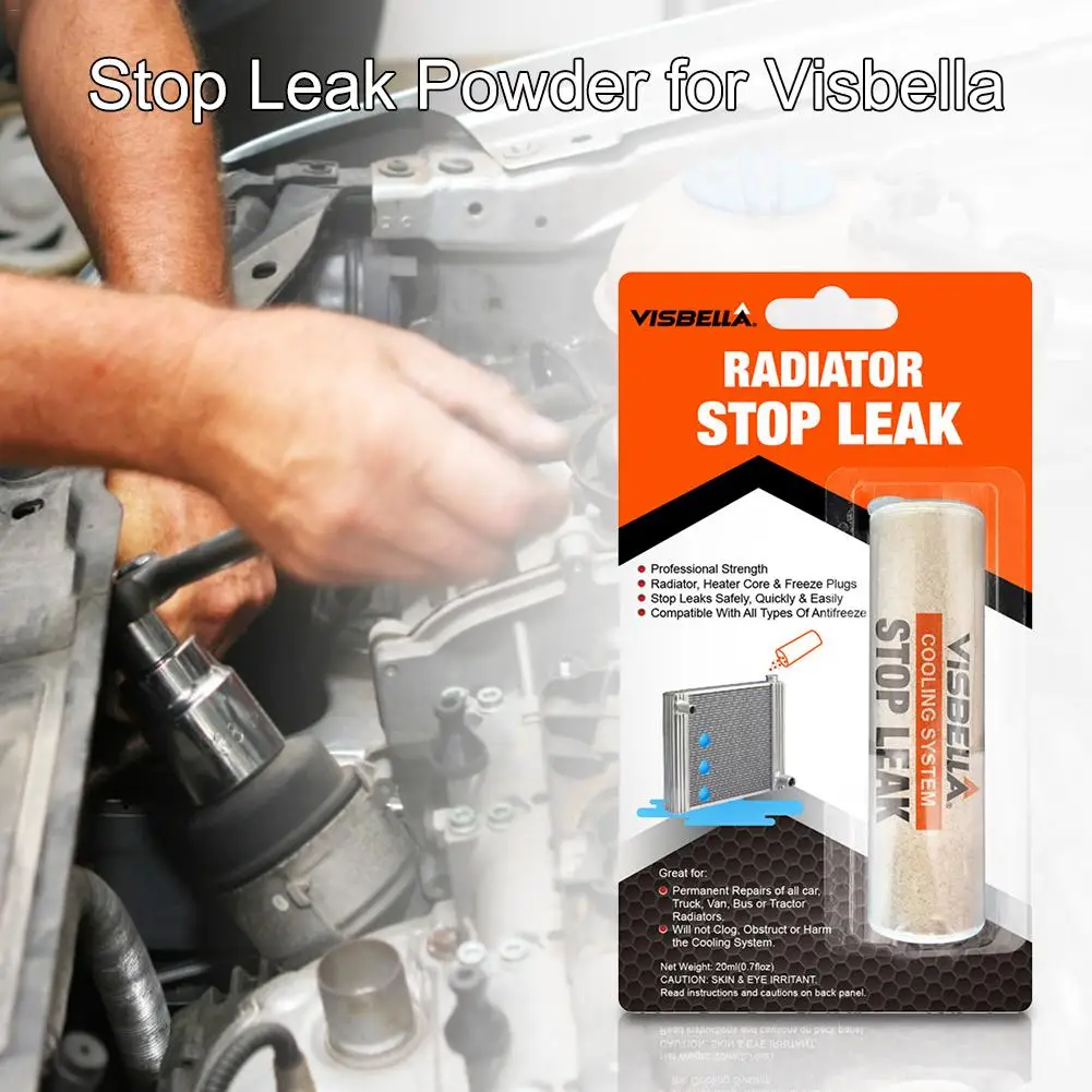 

Car Stop Leak Powder Car Water Tank Radiator Stop Leak Sealing Powder Cooling System Powder For Visbella Car Repair Accessories