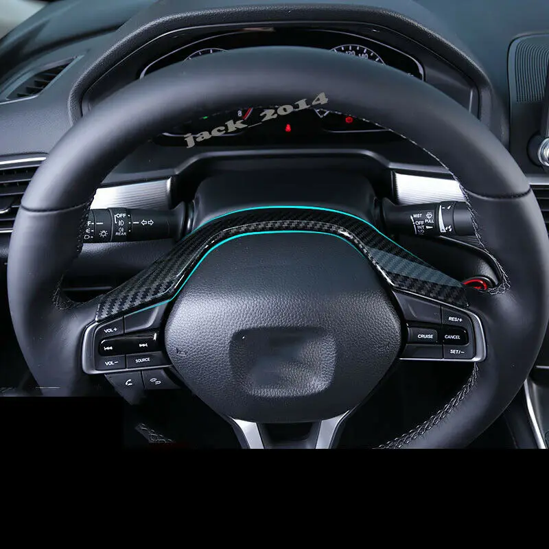 Отделка крышки рулевого колеса из углеродного волокна для Honda Accord