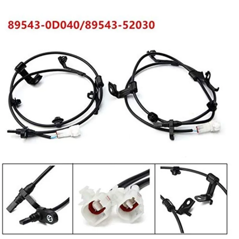 Пара переднего левого и правого колеса ABS Датчик скорости для Toyota/Yaris/Scion XD 89543-52030/89543-0D040