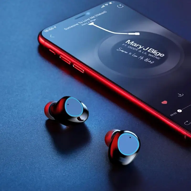 G03 TWS Bluetooth наушники Беспроводная Спортивная гарнитура IPX7 водонепроницаемый в уши портативный интеллектуальный шумоподавитель сенсорные наушники