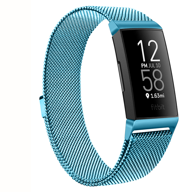 Magnetic Milanese Strap For Fitbit Charge 4 3 Band Replacement Wristband Watchband For Fitbit Charge 3 SE Strap Men Female