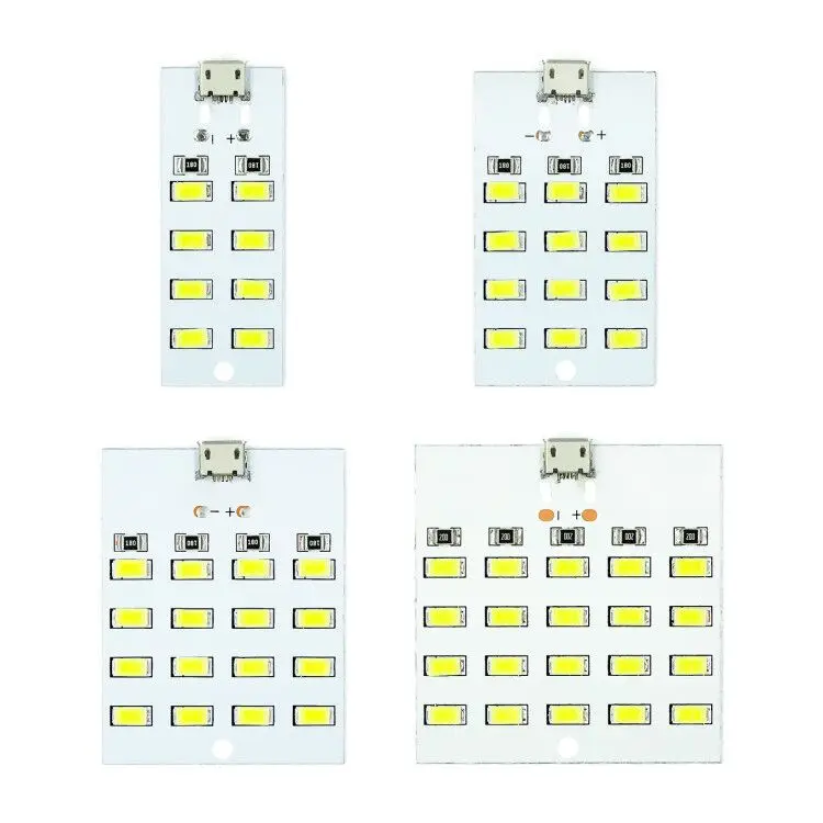 3PCS high quality 5730 smd 5V 430mA~470mA White Mirco Usb LED lighting panel USB mobile light Emergency night | Электронные