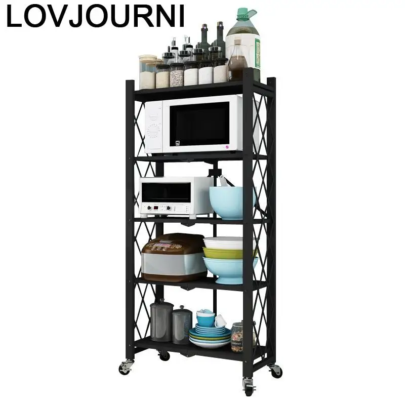 

Cuisine Rangement Etagere Home Organizer Mensole Estanteria Rack Shelf Estantes Kitchen Storage Trolleys with Wheels Shelves