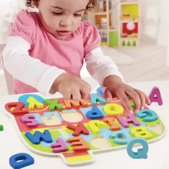 

Kids Wooden Digital Number Letters Puzzle Math Jigsaw Cardboard Children Gift N1HB
