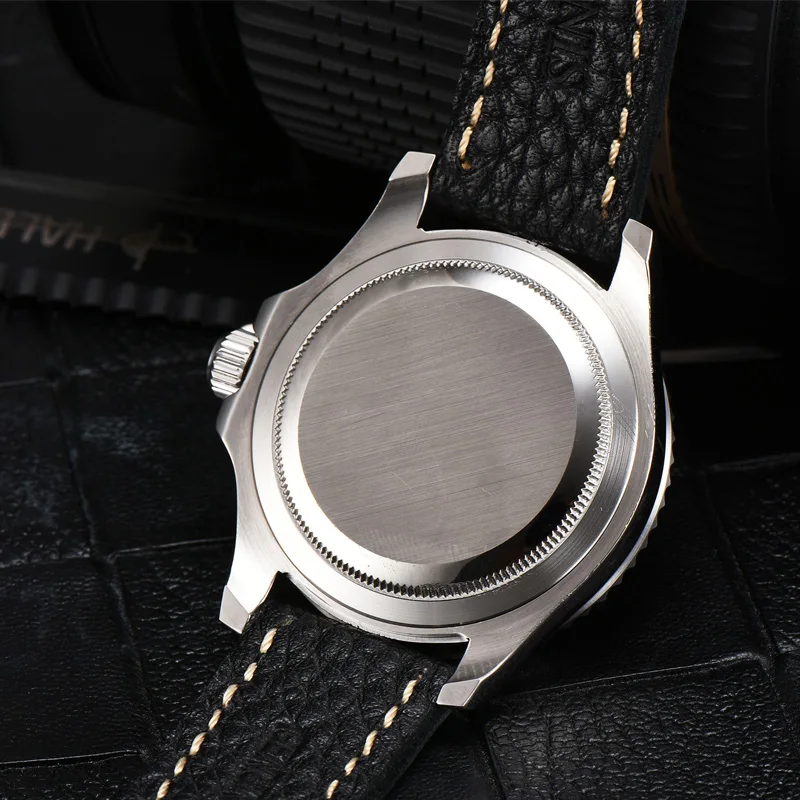 Новинка Parnis 40 мм черный циферблат автоматические механические ...