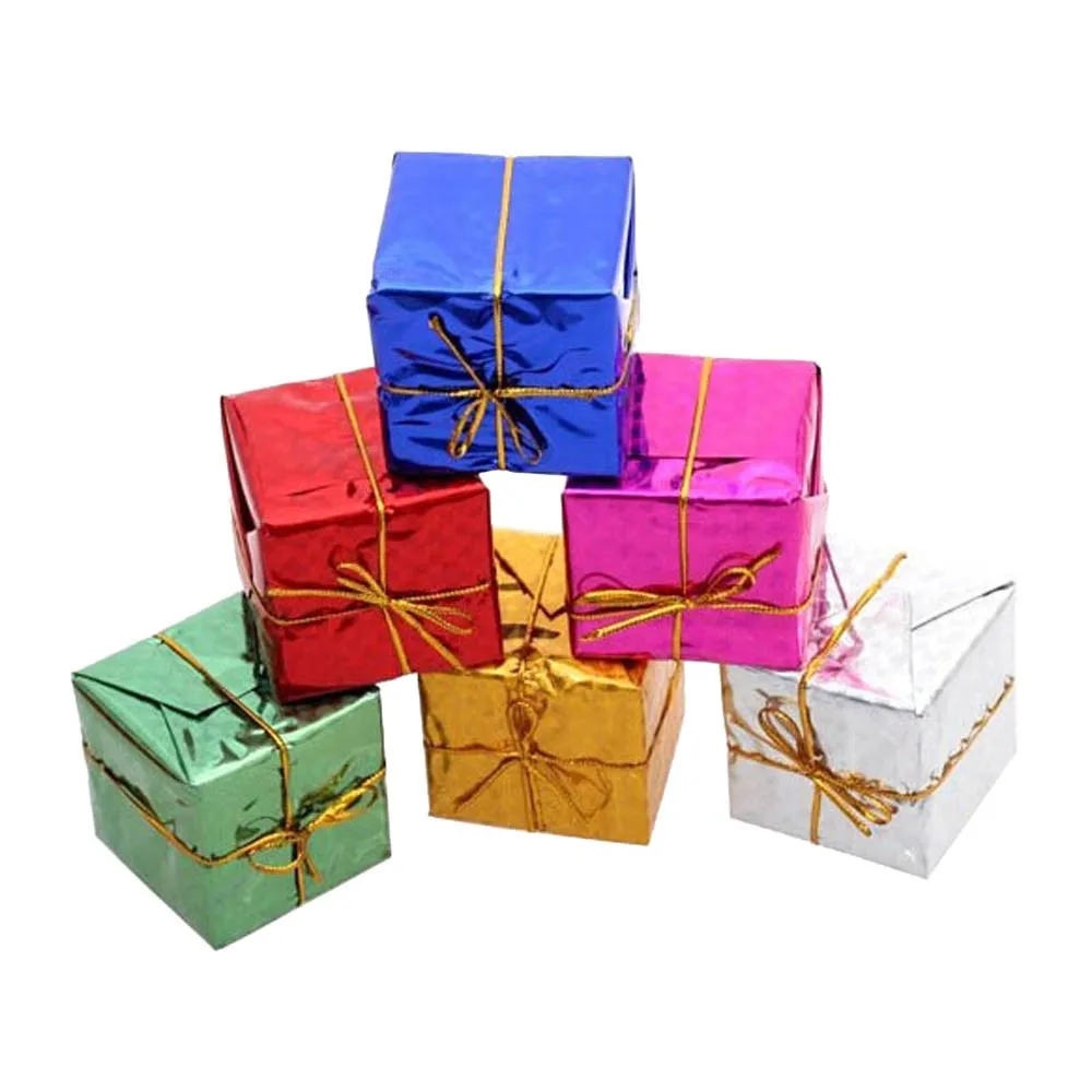 Multicolor 12 шт., модные украшения для рождественской елки, украшения, праздничные подарки, декоративные рождественские украшения для дома, рождественские принадлежности - Цвет: Multicolor