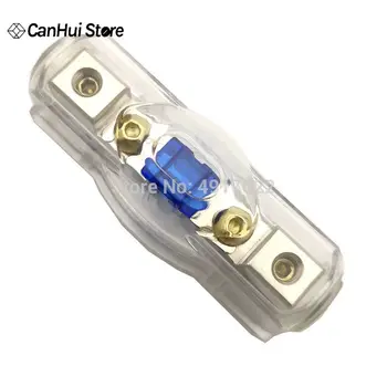 

Mini ANL Fuse Holder Universal 60A 12V Copper Plated Car Stereo Audio Power Fuse Holder for Car Boat and Other Vehicles Audio