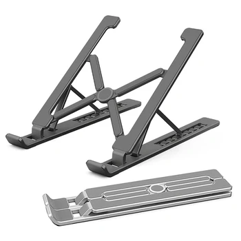 

1Pc Foldable Laptop Stand Adjustable Notebook Stand Portable Laptop Holder Tablet Stand Computer Support For MacBook iPad