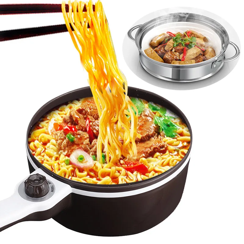 

Mini Multifunction Double Layer Electric Cooking Machine Hot Pot Rice Cooker Hotpot Noodles Soup Steamer Heating Pan 700W 220V