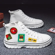 Новая модная повседневная обувь для мужчин и женщин кроссовки с высоким берцем осень-зима, новая милая обувь для мужчин и женщин высокое качество, нескользящая