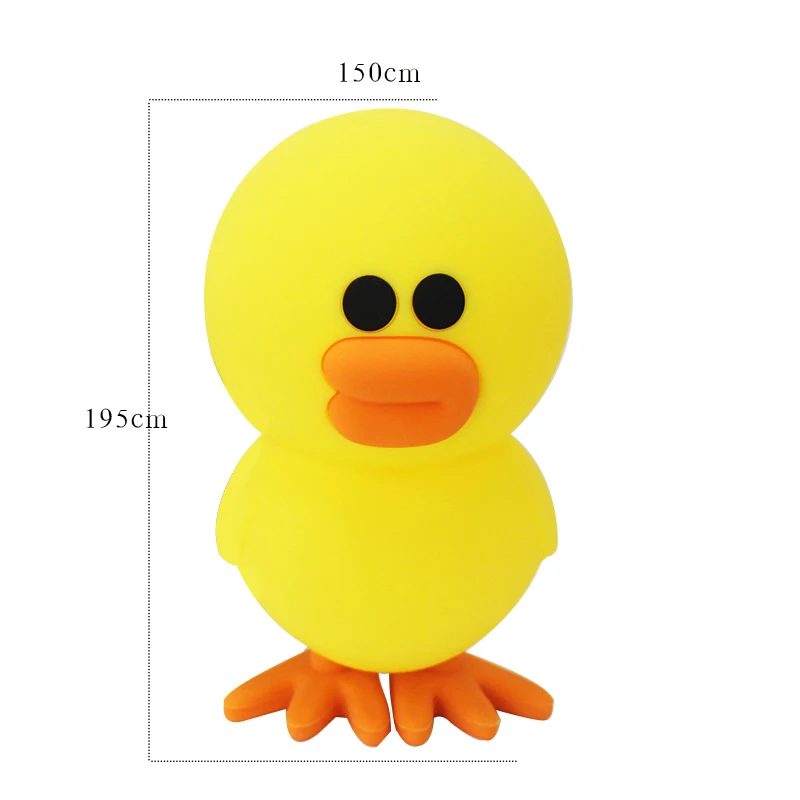 big yellow penbag Силиконовый чехол с мультяшным Карандаш Чехол Контейнер сумка для карандашей Kawaii милый цыпленок Салли 3D пенал для карандашей для бизнес планирования школьные принадлежности канцелярские товары чехол подарки - Цвет: big yellow penbag
