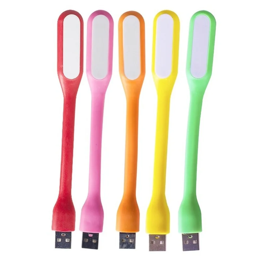VnnZzo 1pcMini Portable USB LED Lamp Super Bright Book Light Reading Lamp For Power Bank PC Laptop Notebook Book Light 10 Colors led light,book light,mini led light