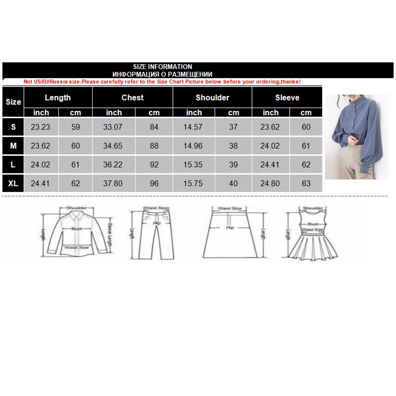 Осенняя женская блузка с рукавами-фонариками, рубашка, женские офисные топы,, винтажная рубашка с воротником-стойкой, свбодная рубашка, большие размеры, рубашки blusas