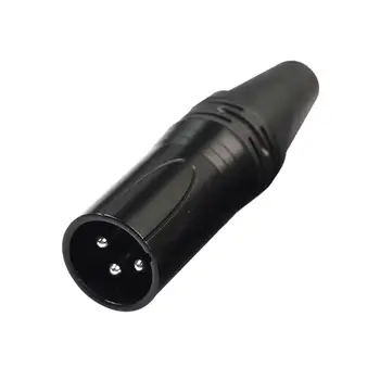 

XLR 3Pin Male DIY Audio Cable Microphone Connector Solder Plug MIC Adapter