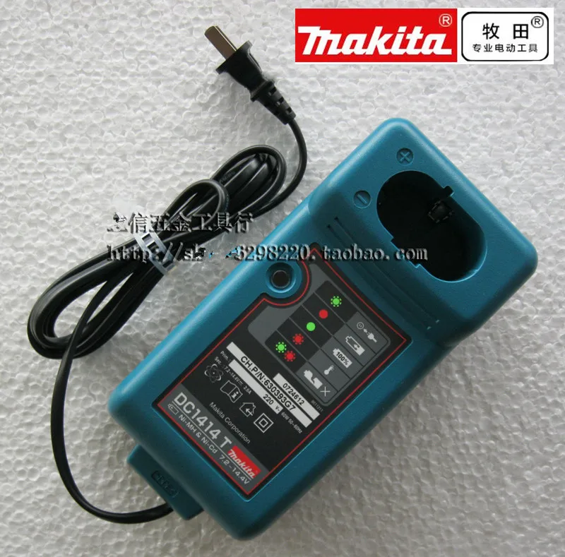 Зарядное устройство DC1414T для MAKITA 7,2 V 9,6 V 12V 14,4 V 18 никель-металл-гидридный аккумулятор с напряжением NI-CD Батарея MAKITA DC1414T DC1414F DC1414 9100A 6281D 6010D 6261D