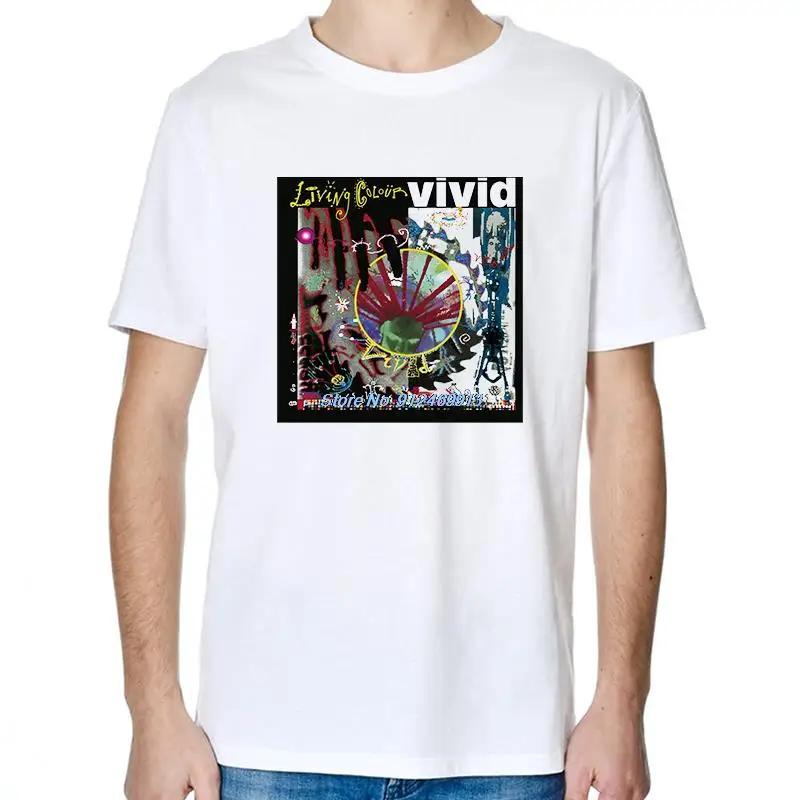 Футболка в стиле Харадзюку яркая летняя футболка с коротким рукавом рок-группы