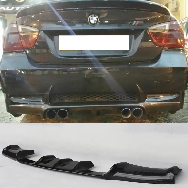E90 M3 Vorsteiner Estilo Fibra De Carbono Parachoques Trasero Difusor De Labio Para Bmw E90 M3 Parachoques 05 08 Estilo Rear Bumper Lip Bumper Liprear Bumper Diffuser Aliexpress