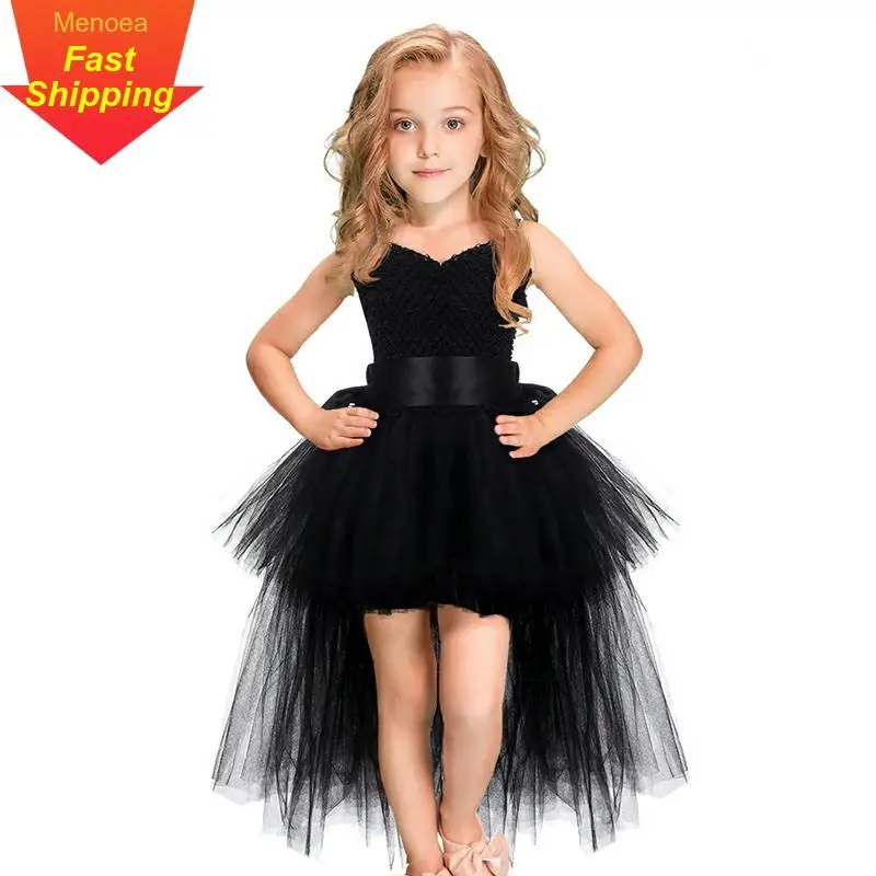 Вечернее платье пачка для девочек Детские платья с v образным вырезом дня