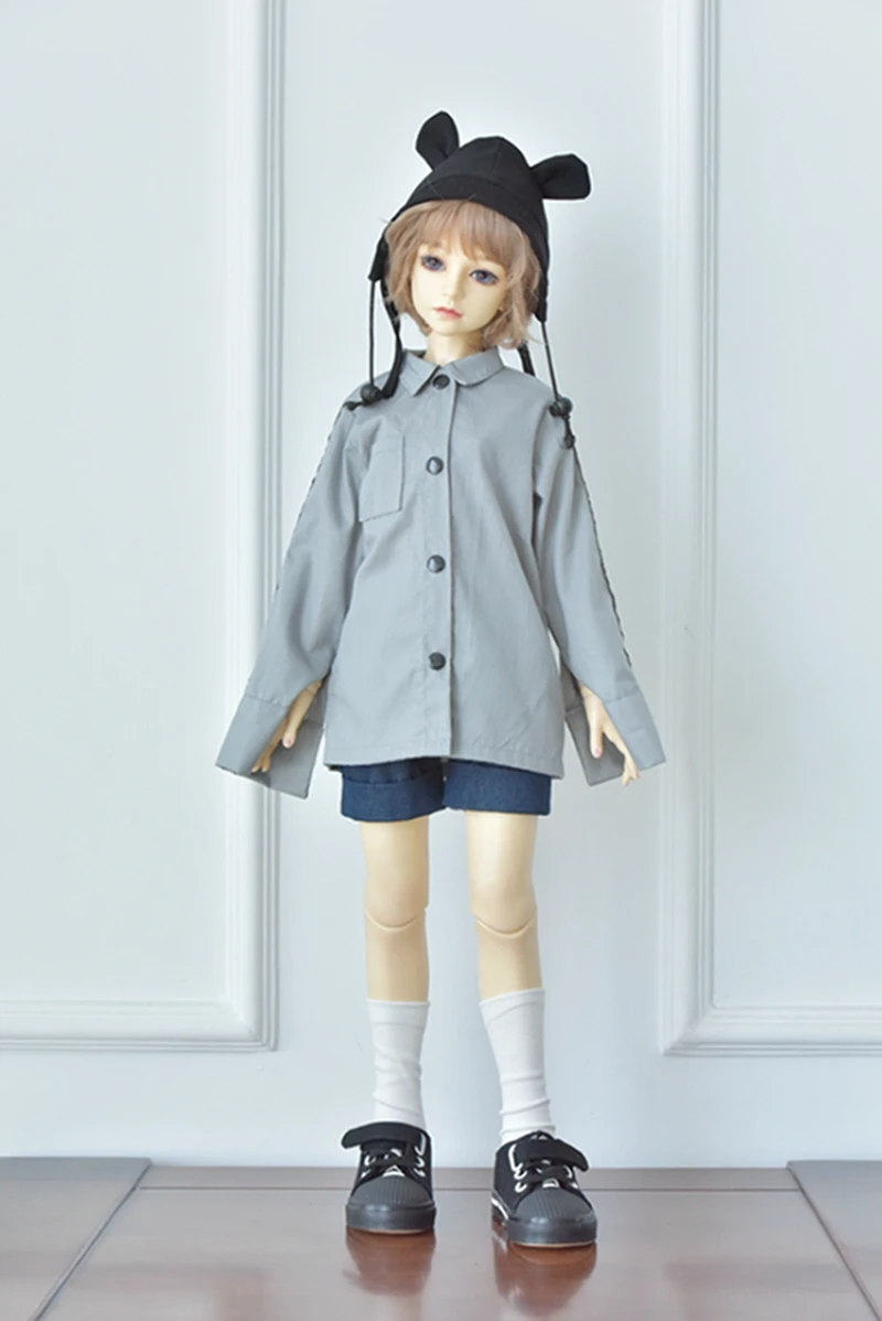 1/6, 1/4, 1/3, модная одежда для кукол, длинная рубашка BJD аксессуары для кукольной одежды, белая, красная, синяя, золотая, серая рубашка для девочек