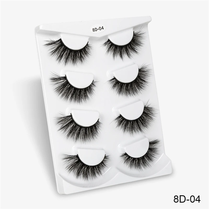 Химический ресницы из фибры - Цвет: 8D04