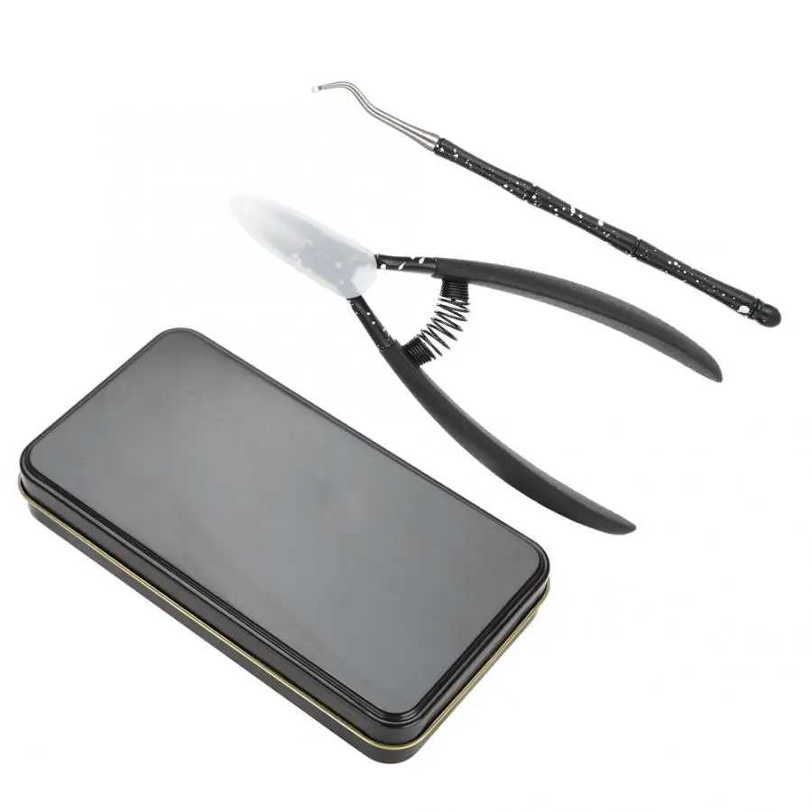 Для наращивания ногтей комплект набор для акриловых ногтей 2 шт./компл. Профессиональный ногти для ног "францзуский маникюр" уход инструмент кусачки для удаления вросшего ноготя фиксаж кутикулы кусачки для ногтей гелевого маникюра